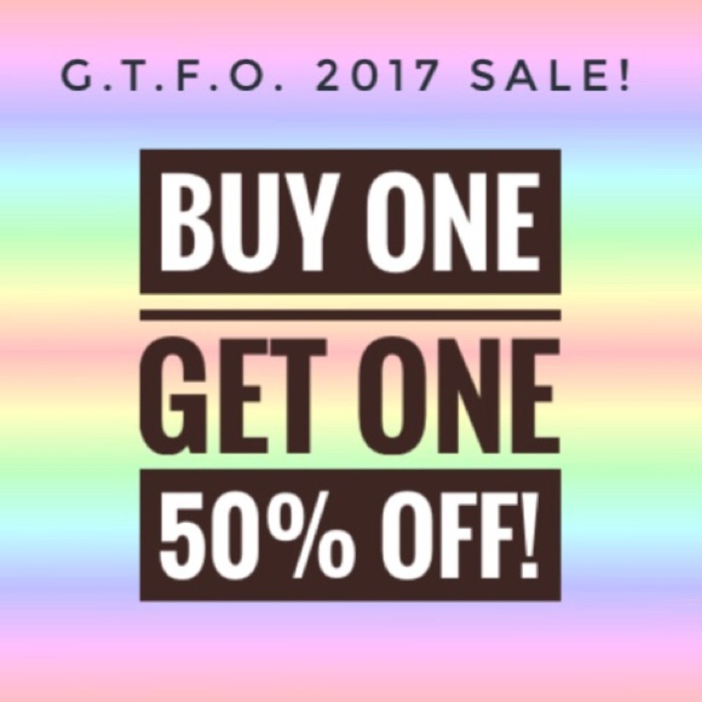 Buy Two, Get Two 50% off, etc...